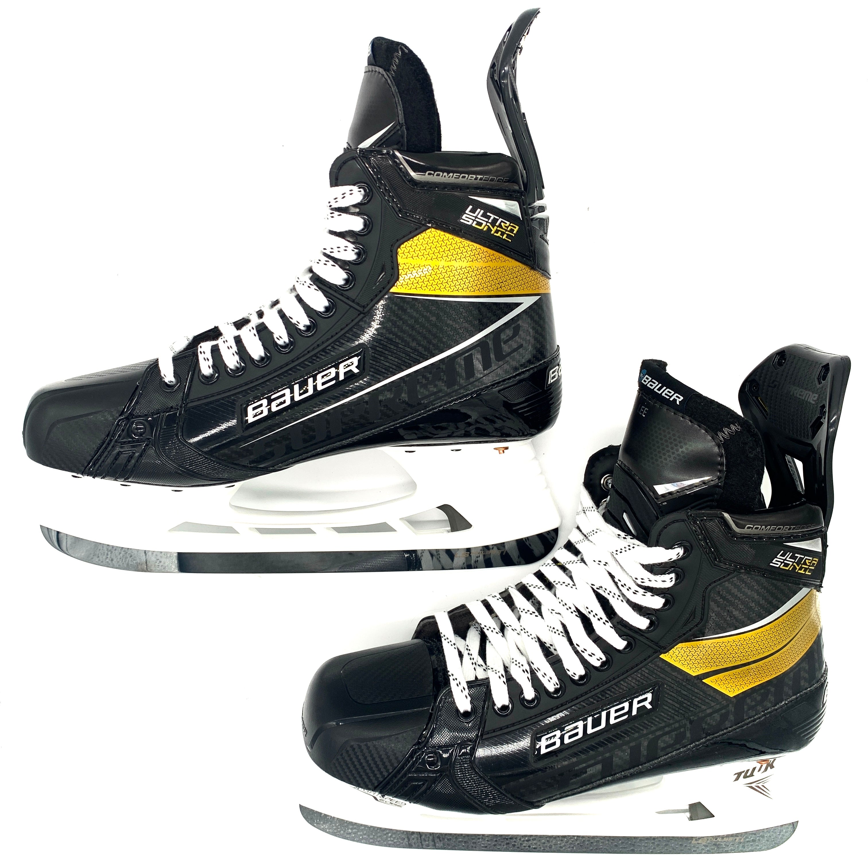 Bauer Supreme Ultrasonic - Patins de hockey Pro Stock neufs - Taille 12,5D